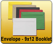 Letter Head & Envelopes - Envelope 9 x12 Booklet